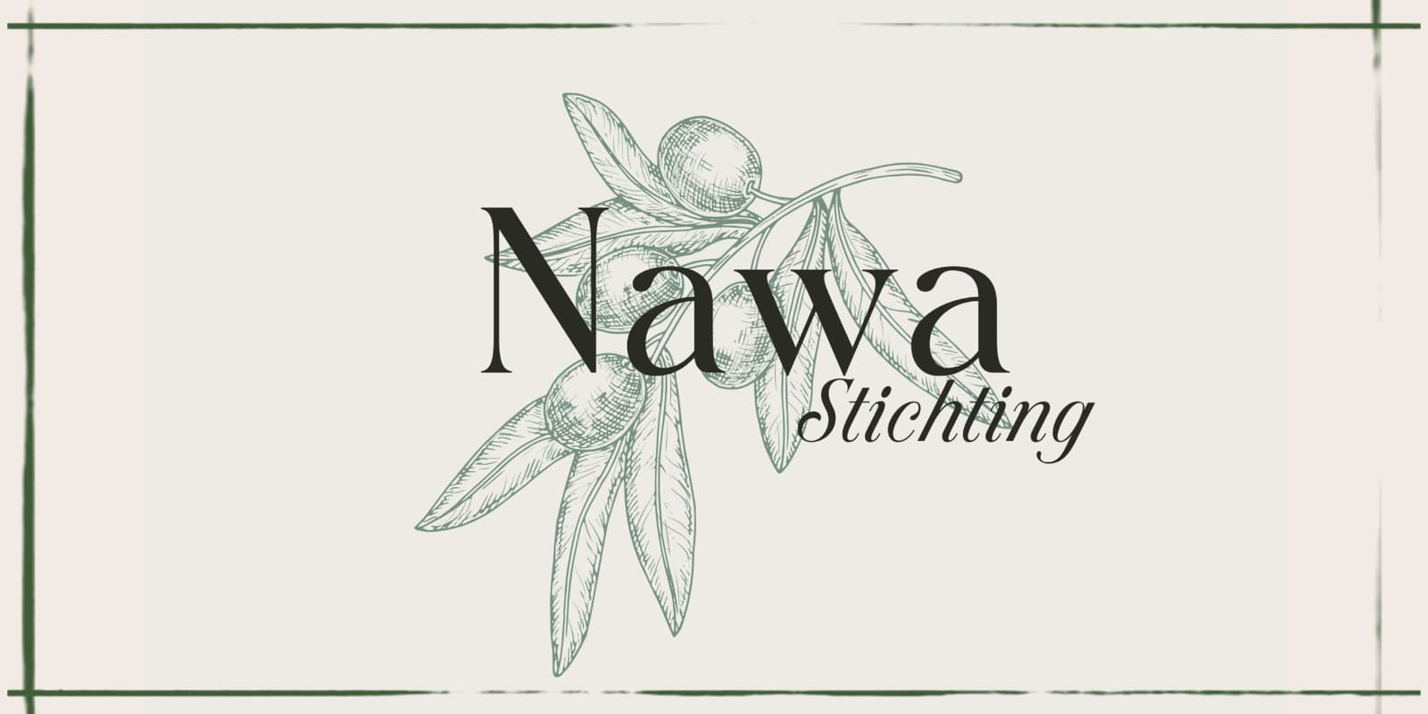 Stichting Nawa, met een getekende olijftak
